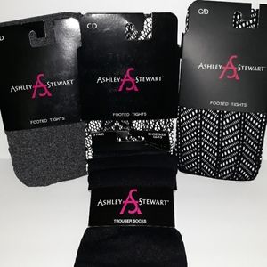 Ashley Stewart NWT footed tights and trousers